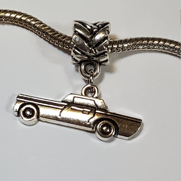 Vintage Hot Rod Car Charm, Dangle Charm, Muscle Car, Supernatural's Dean's Car, - Fits all Designer and European Charm Bracelets