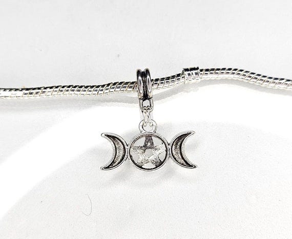 ☆CARLYN☆ Emme Baekcharm 5colors Triple Moon Charm, Half Moon Charm, Pentagram, Pentangle
