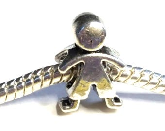 Son Charm-Grandson Charm-Little Boy Charm-Baby Boy Charm-Children Child  Charm Fits all Designer and European Charm Bracelets