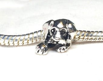 ラブラドールレトリバーチャームスライドジュエリースターリング