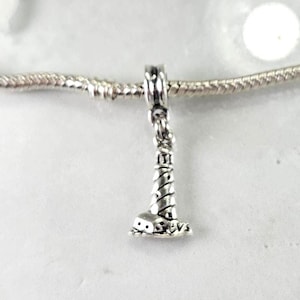 Lighthouse Charm, Dangle Charm, Antiqued Lighthouse,  Fits all Designer and European Charm Bracelets
