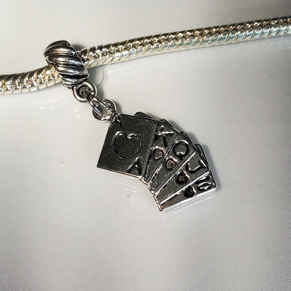 Playing Cards Charm Etsy