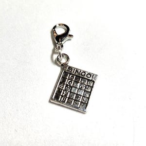 Dije de bingo, Dije de noche de bingo, Dije colgante, Dije de sala de bingo, Dije de tarjeta de bingo, Dije de juego de mesa, Dije con cierre de langosta, Dije de clip