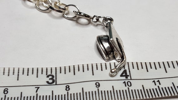 Charms for Bracelets and Necklaces Grad Cap 2017 Charm With Lobster Claw Clasp