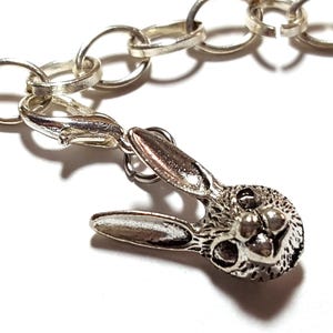 Osterhase Charme, Hase Charme, Ostern Kaninchen Charme, Kaninchen Charme, Ostern Charme, baumeln Charme, Karabiner Verschluss Charme, Clip auf Charme