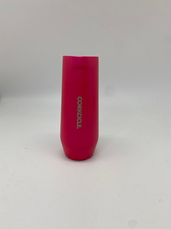 Corkcicle Gloss Stemless Flute Turquoise 7oz