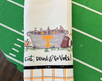 Tennessee Volunteers Bar Towel: NCAA Licensed College Football Gift