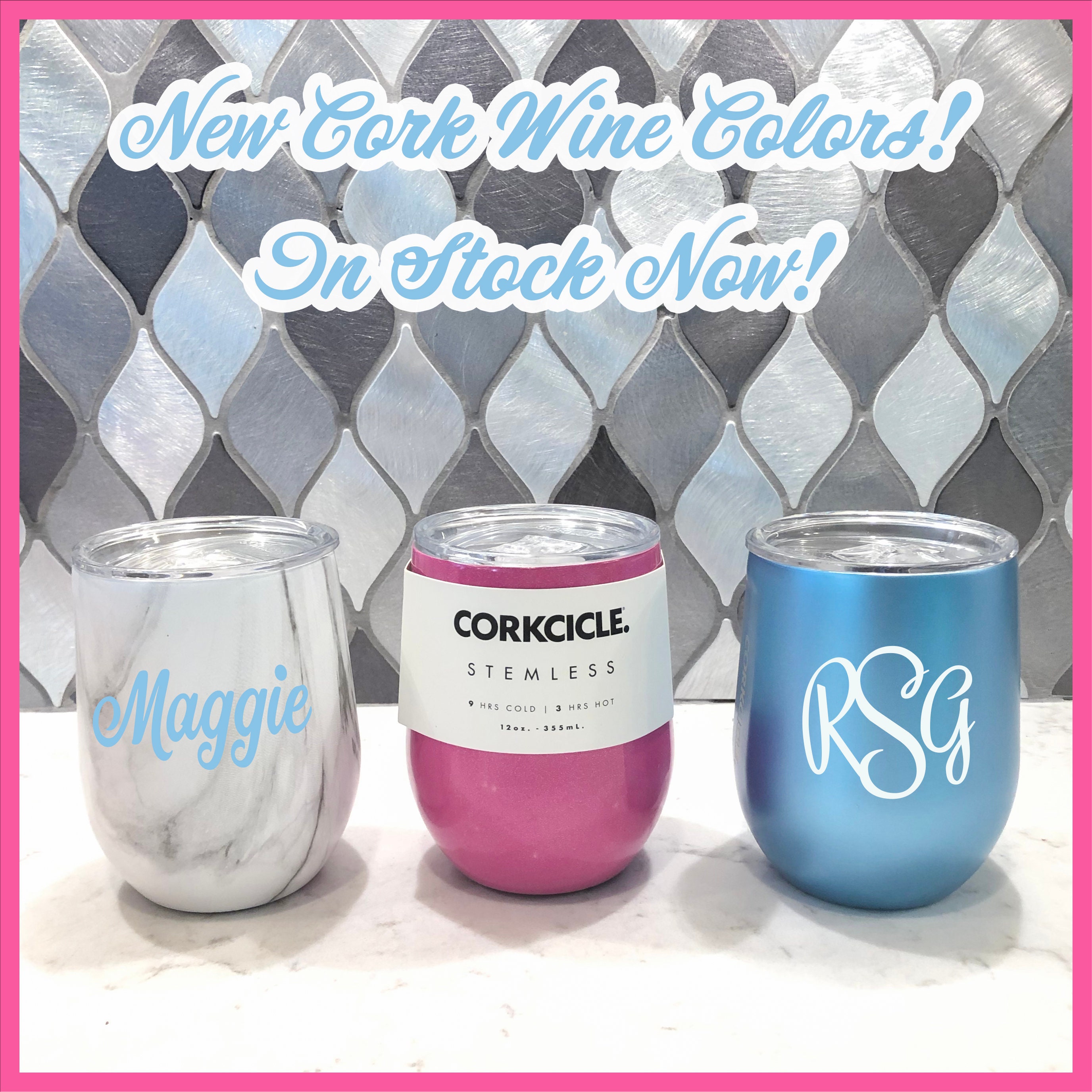 Corkcicle Wine Tumbler With LidPersonalize ItInsulated Etsy