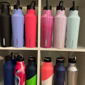 Corkcicle Sport - 20oz Canteen w/Spout and Handle- Personalized-Monogrammed-Perfect College-School Cup-Insulated-Stainless Steel