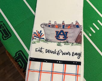 Auburn Tigers Bar Towel – NCAA Collegiate Tailgate Decor
