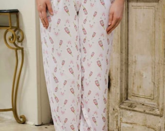 Champagne Dreams Pajama Pants-So Comfy and Soft-Monogrammed  pajamas-Lounging Pants