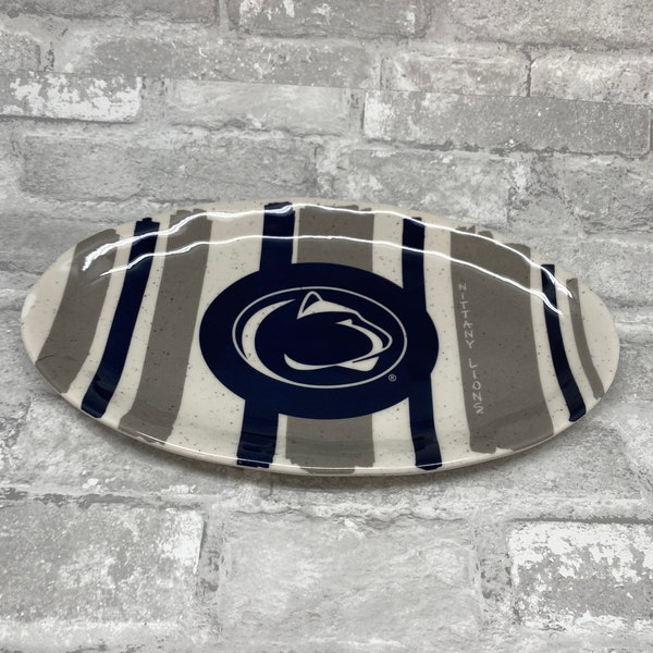 College Tray-Melamine Personalized Platter, Penn State, Custom Oval serving Tray,Tailgate,College Tray,Football Games,Graduation Gift