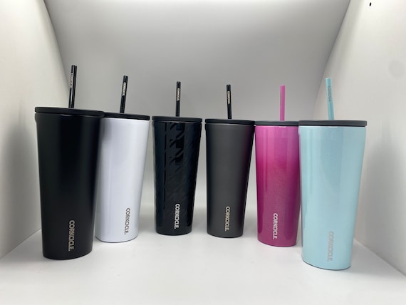 Corkcicle 24oz Cold Cup With Straw Personalize With Name or Monogram-triple  Insulted Stainless Steel Tumbler-perfect Gift 