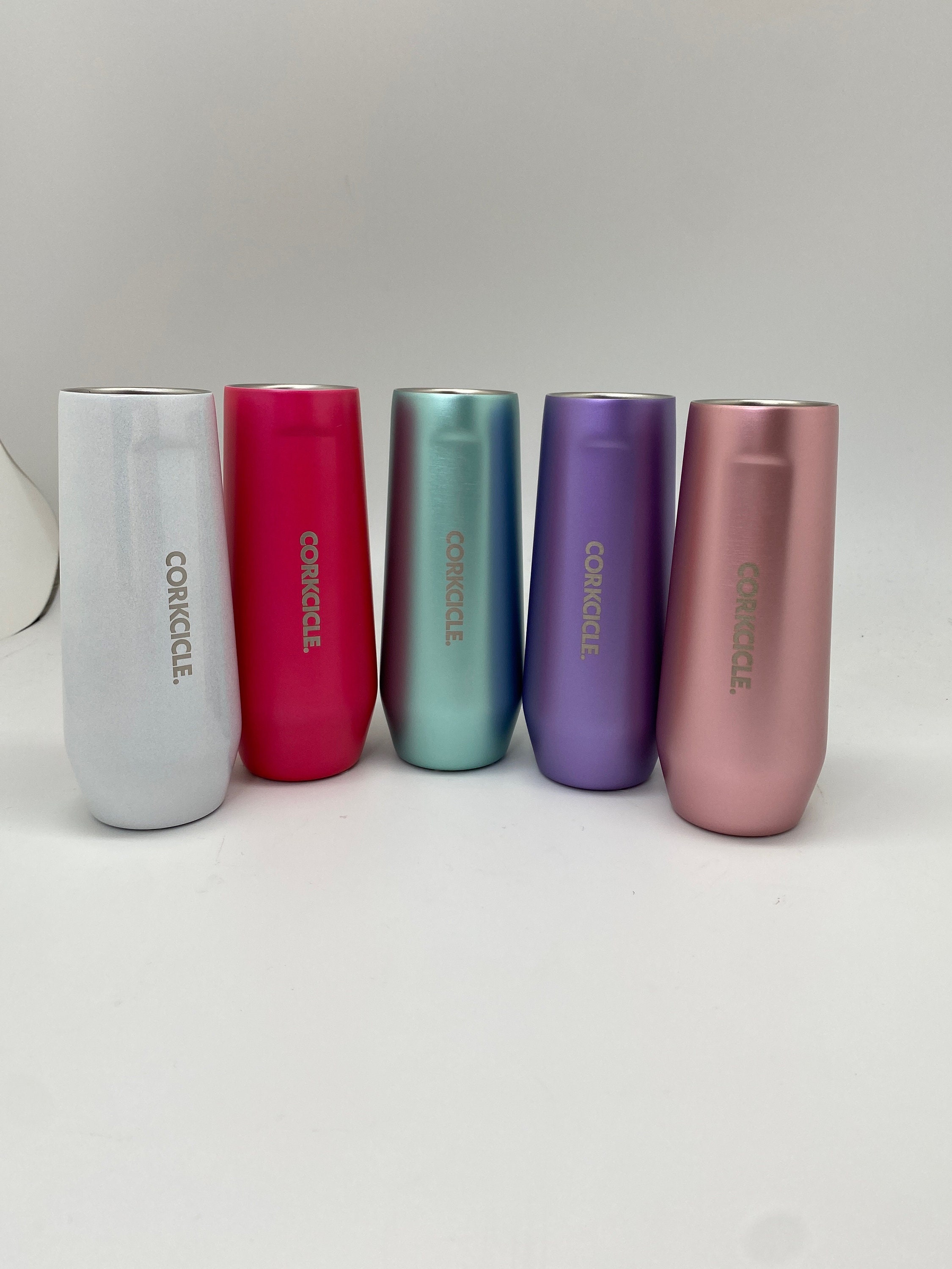 Corkcicle Stemless Flute Rose Metallic Insulated 7 OZ 200 ML
