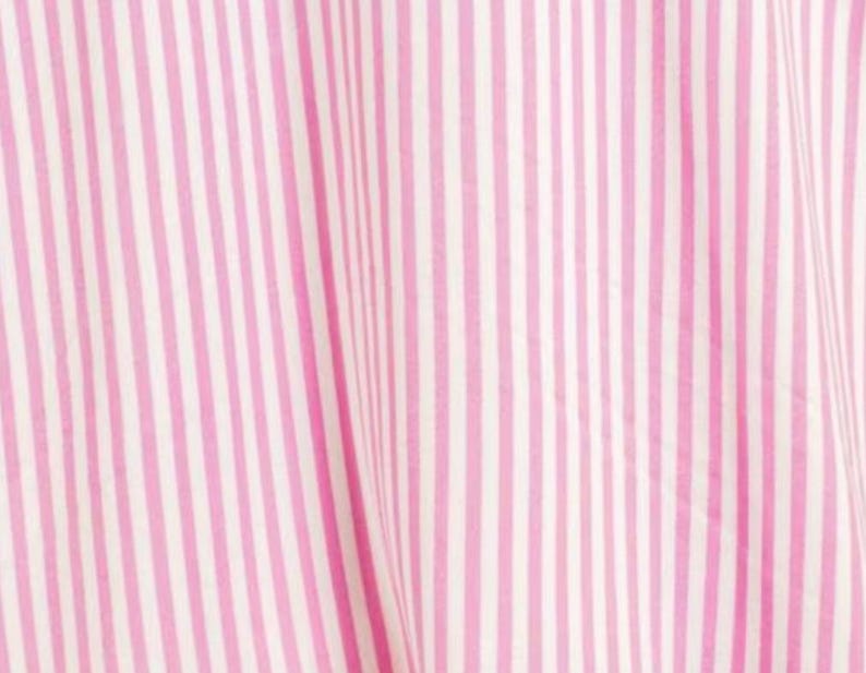 Pink Striped Sleep Shorts – Soft Polyester-Spandex Lounge Pajamas bild 3