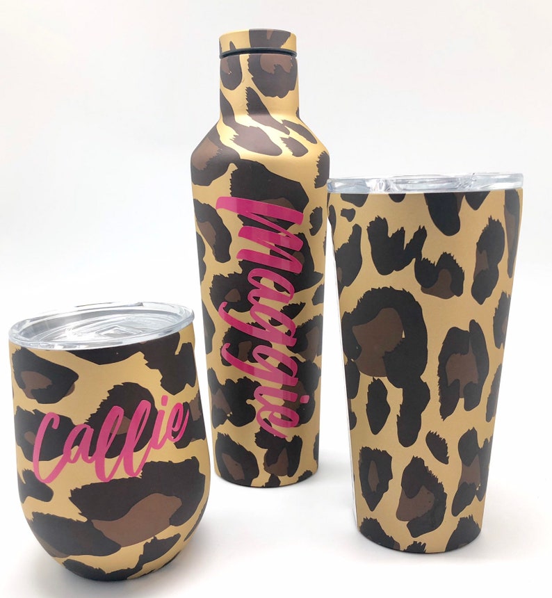 Corkcicle Limited Edition Luxe Leopard Collection12oz.luxe Etsy