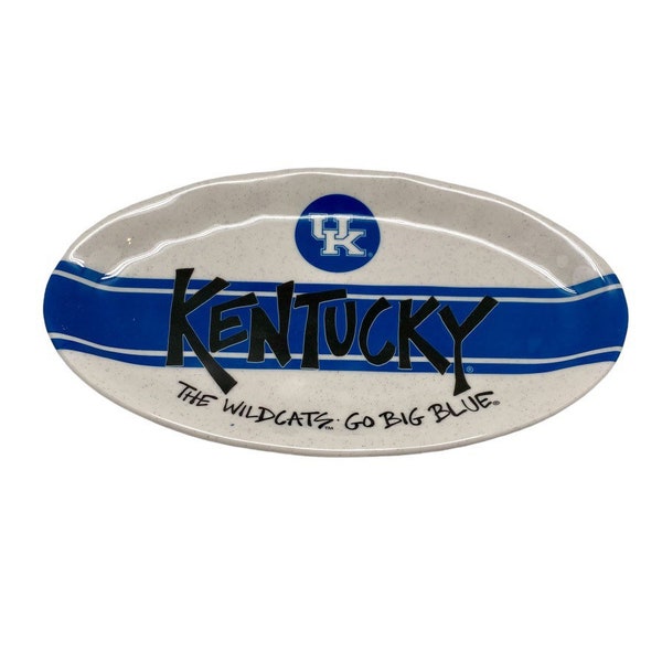 College Tray-Melamine Personalized Platter, Kentucky - Custom Oval serving Tray, Tailgate, College Tray, Football Games, Graduation Gift