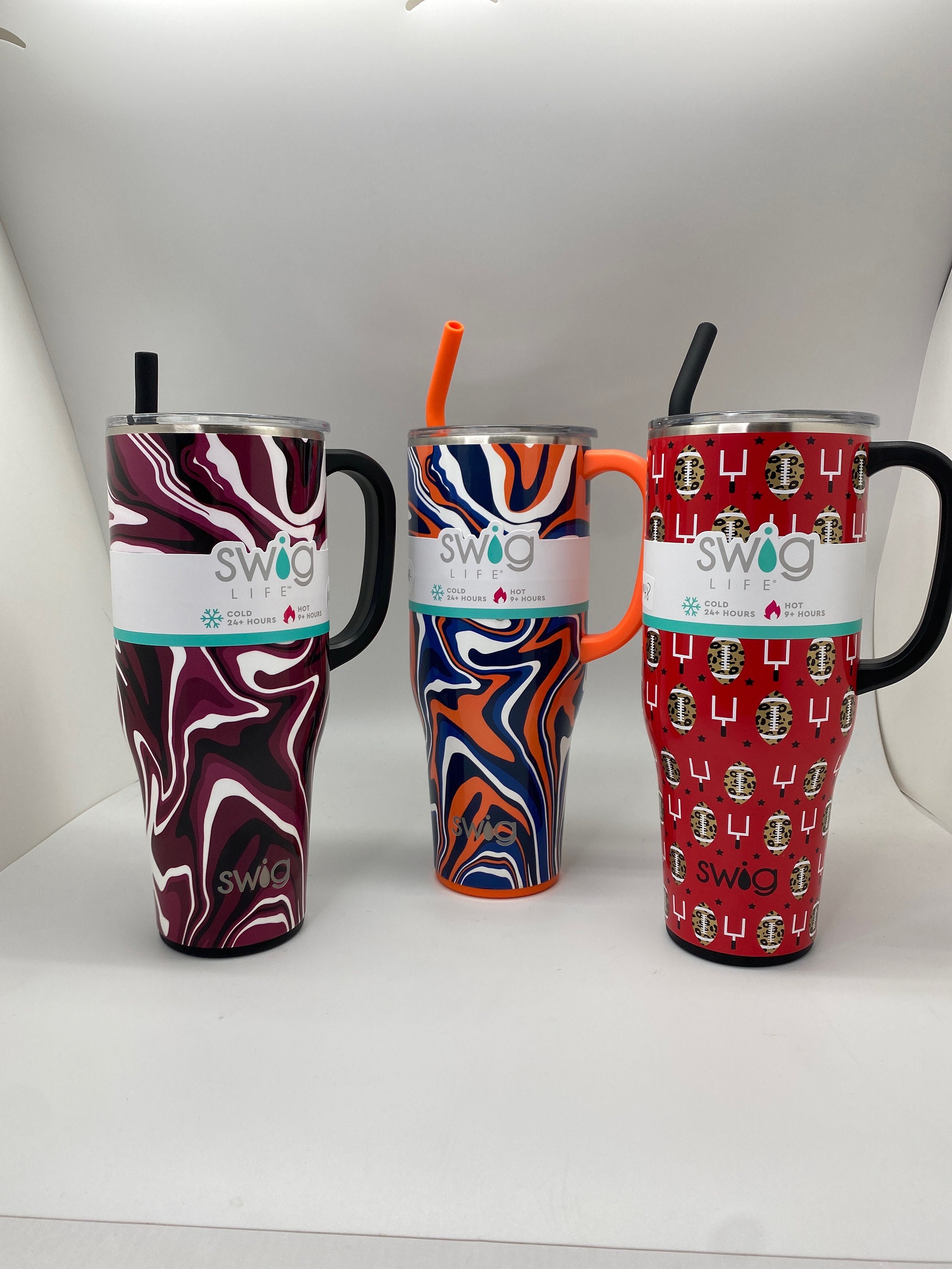 Swig Stainless Steel Insulated 40oz Tumbler Fanzone Colors Triple Insulated  Personalize Perfect Gift for Any Sports Fan 