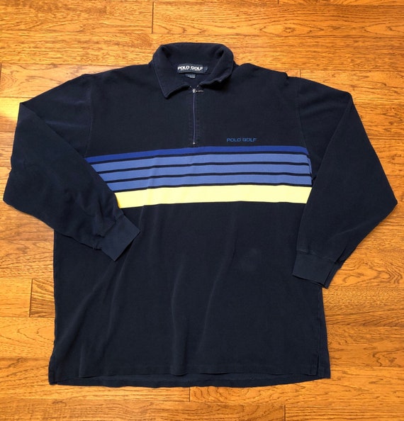 90s Polo Golf zip sweatshirt // mens L