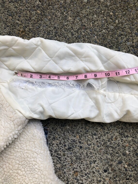 90s Levis Insulated Denim Snap Button Jacket // m… - image 6