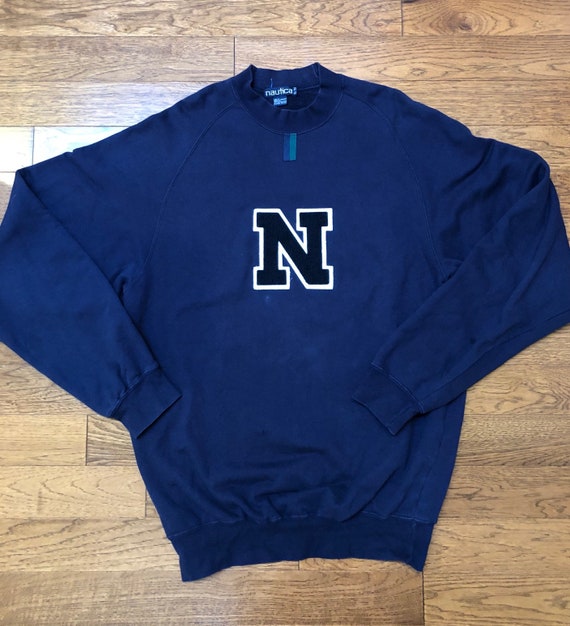 90s HW Nautica sweatshirt // mens XL