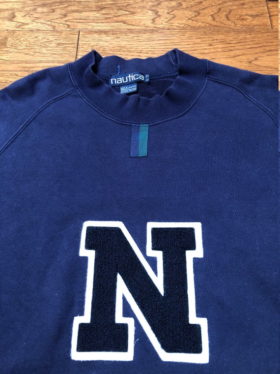 90s HW Nautica sweatshirt // mens XL - image 2