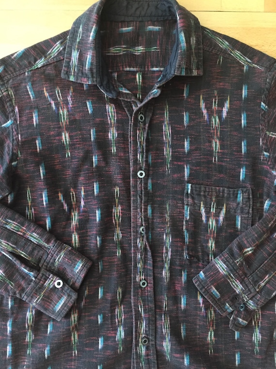 90s surf shirt // mens M - image 2