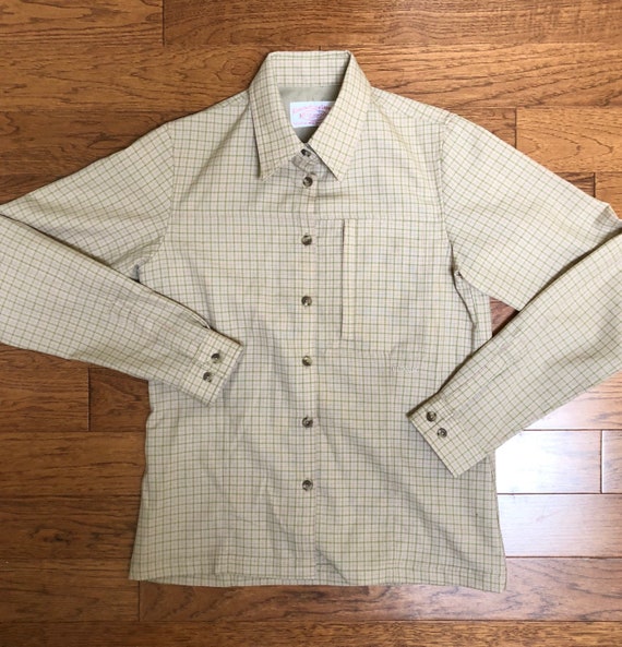 90s Filson Wool Button Shirt // women S