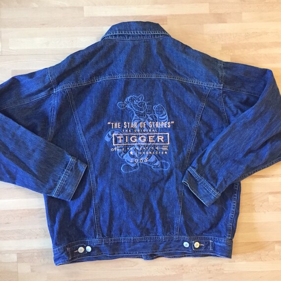 tigger denim jacket
