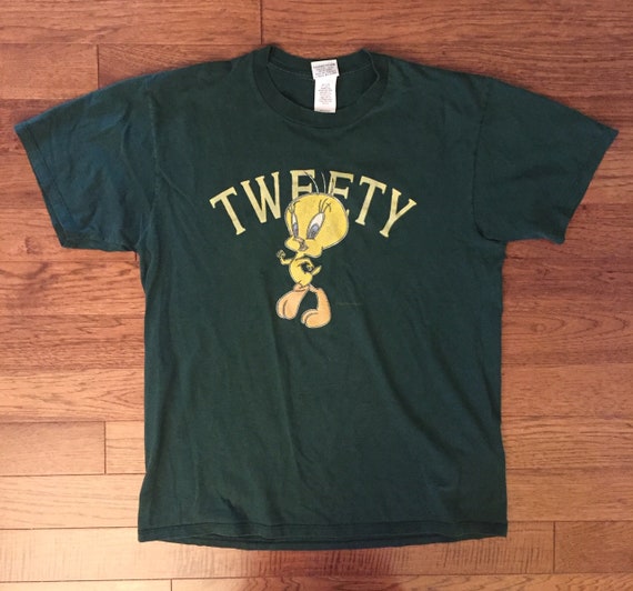 90s Tweety t-shirt // mens XL - image 1