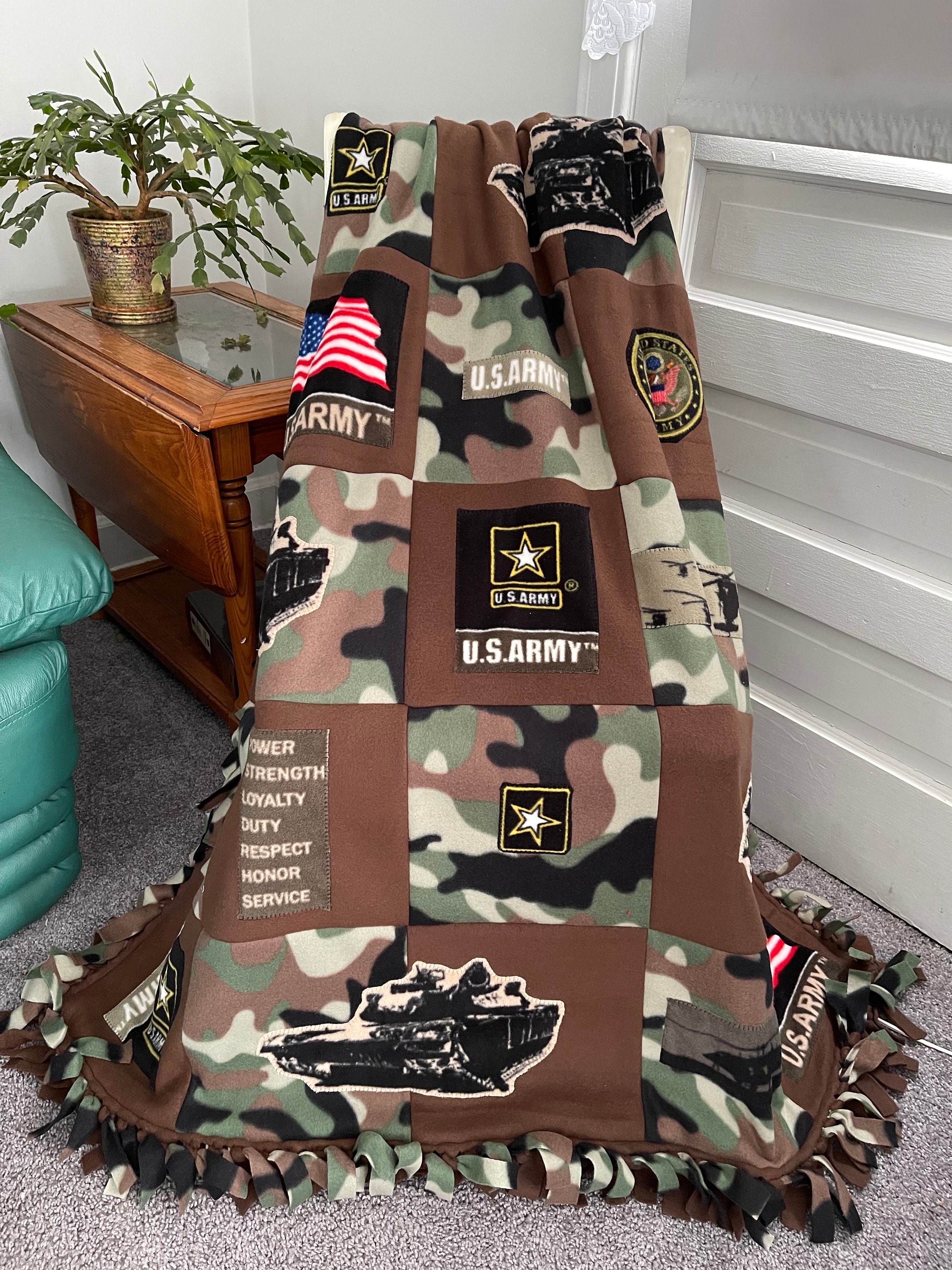 Army mom blanket hotsell