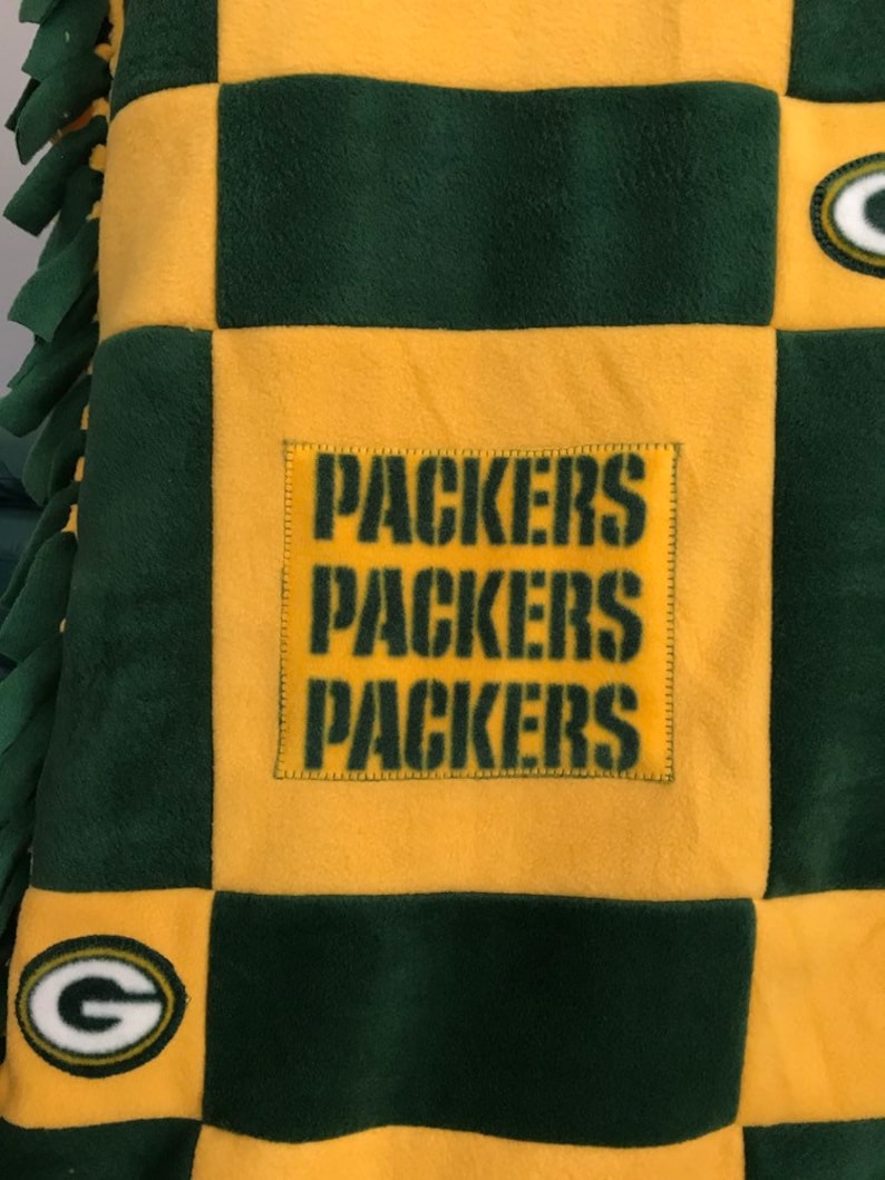 GREEN BAY PACKERS Fleece Blanket green bay packers throw Etsy