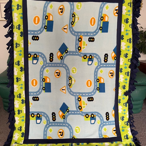 ROADWAY CARS FLEECE Blanket