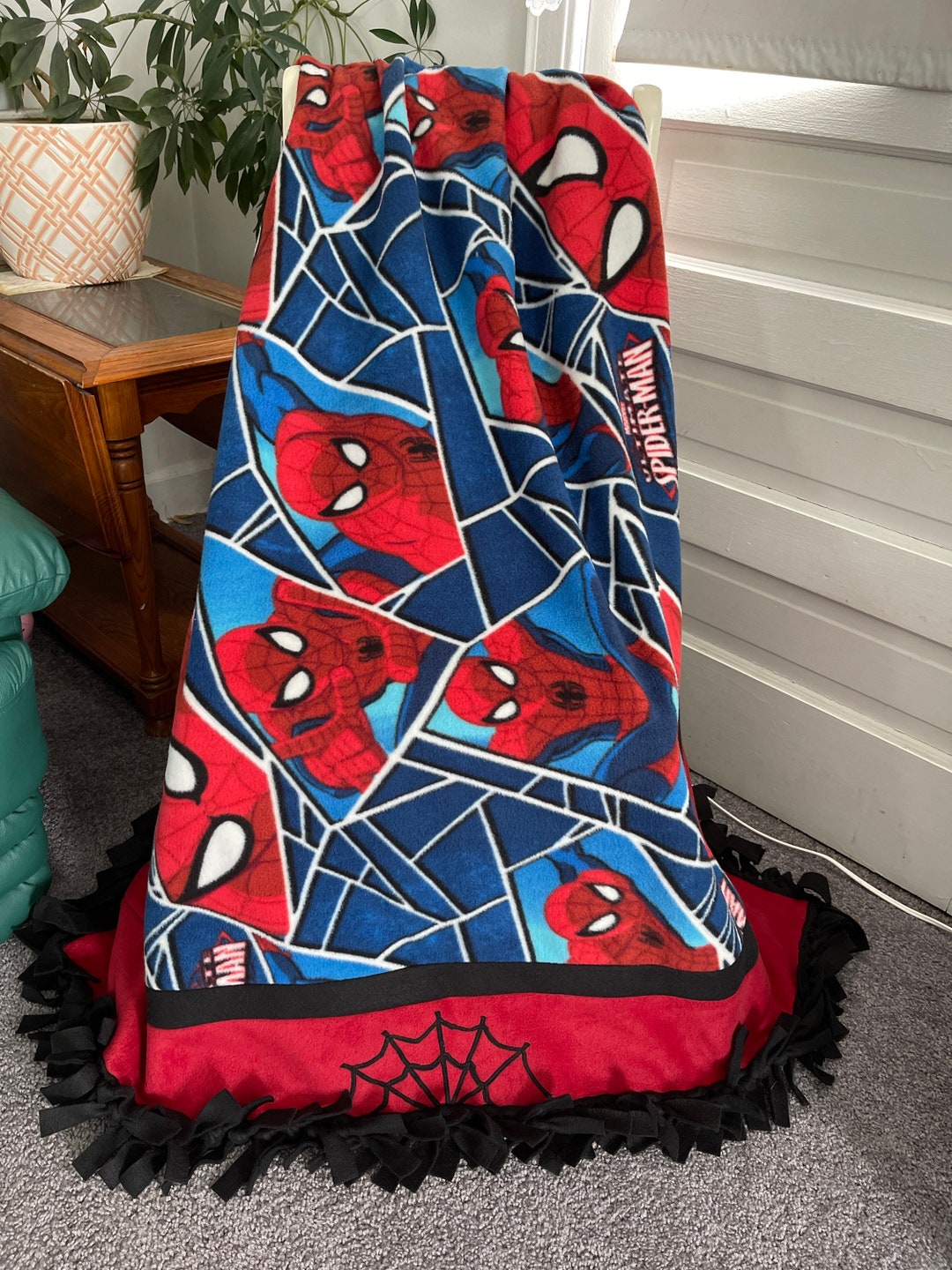 SPIDERMAN FLEECE BLANKET Etsy