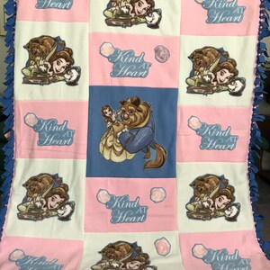 BEAUTY and the BEAST FLEECE Blanket