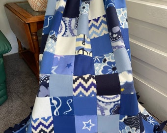PATCHWORK FLEECE BLANKET