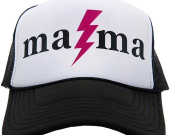 MAMA Lightning Bolt Foam Trucker Hat