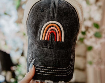 Rainbow Trucker Hat