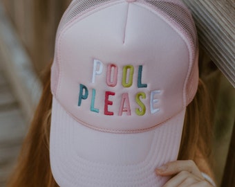 Pool Please Foam Trucker Hat