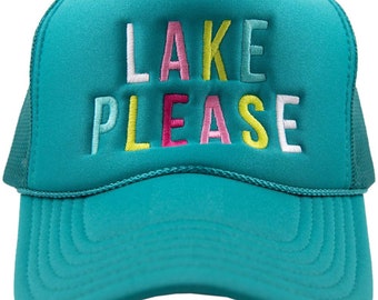 Lake Please Foam Trucker Hat for Women