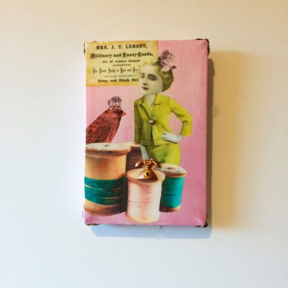 small canvas collage