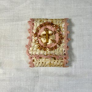 Beautiful Virgin Mary pocket shrine - travel altar - diana d darden - Catholic gift - holy mother mini shrine - Catholic handmade - prayer