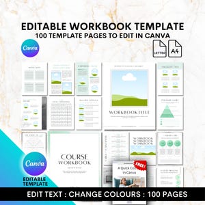 Canva Ebook Template - Course Workbook Template