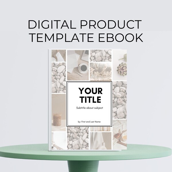Digital Product Template Ebook for ChatGPT book or AI Ebook. Canva Digital Product Template Ebook.