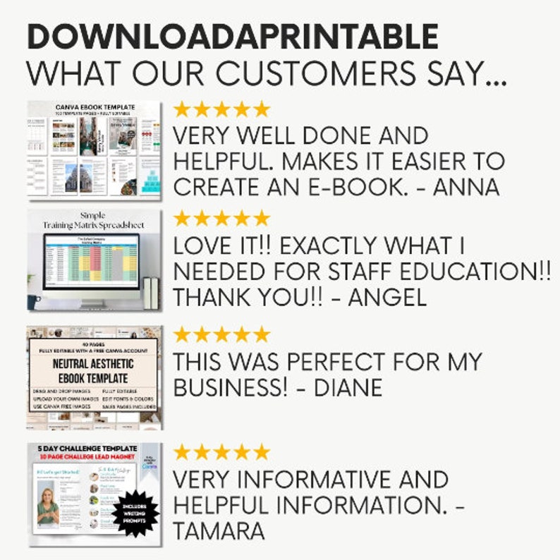 downloadaprintable is an etsy star seller of health and safety instant download products with consistent 5 star reviews from customers.