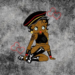 Sublimation Template Betty Boop Tattooa - Etsy Canada