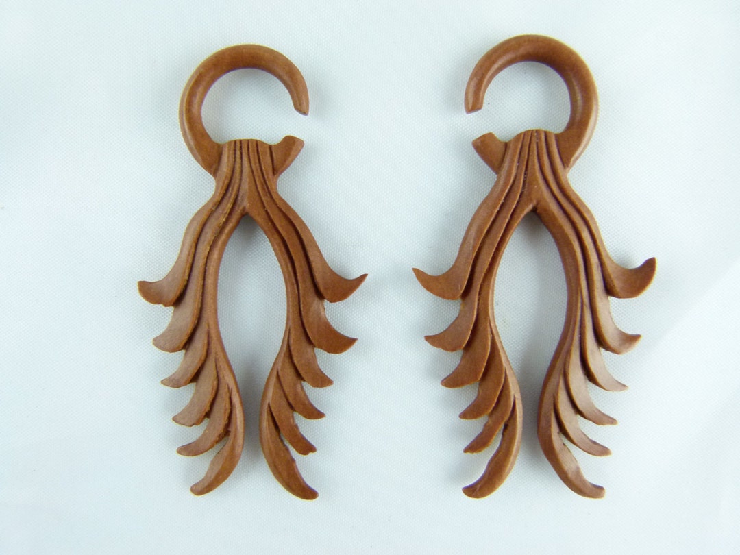 3mm Wood Stretching Earrings 8 Gauge Stretching Earrings 8g Stretch