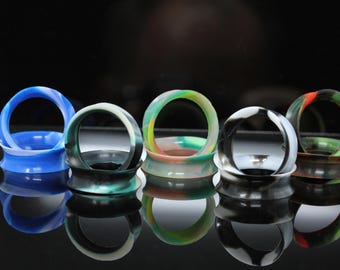 Super Silicone Ear Skin - 5 Pack Multicolor Up To 40Mm (Pair) - Pbsmulti1