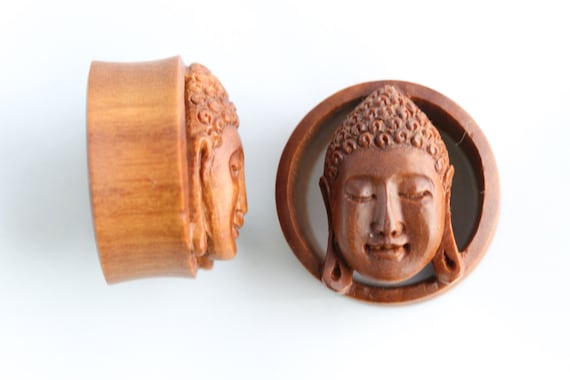 Buddha Plugs Stretched Ear Gauged Earrings Stretch Your Ears