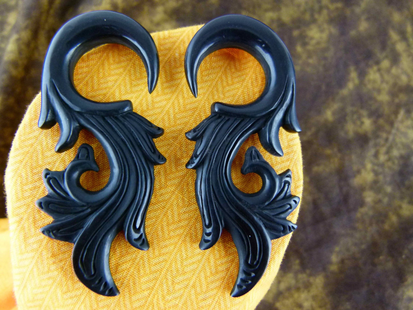 8mm Stretch Ears Pair 0 Gauged Earring Body Piercing Etsy